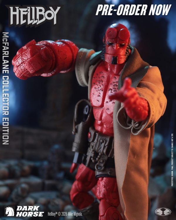 Hellboy McFarlane Collector Edition action figure available for